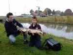 Een snoek in de strang